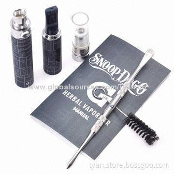 Hot Selling Dry Herb or Wax Snoop Vaporizer Starter Kit with 650mAh Battery Capacity